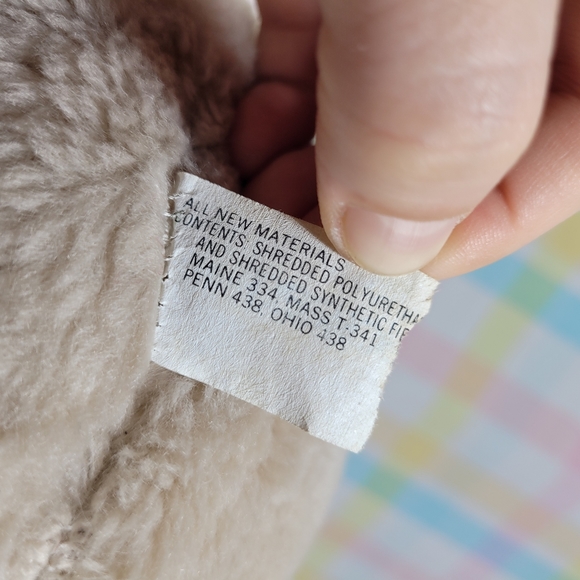 Vintage 1980 DaeKor Beige Pot Belly sitting Koala Bear plush wild animal toy - Picture 6 of 6